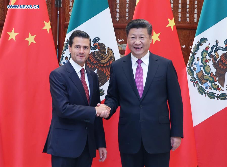 (G20 SUMMIT)CHINA-HANGZHOU-XI JINPING-MEXICAN PRESIDENT-MEETING (CN)