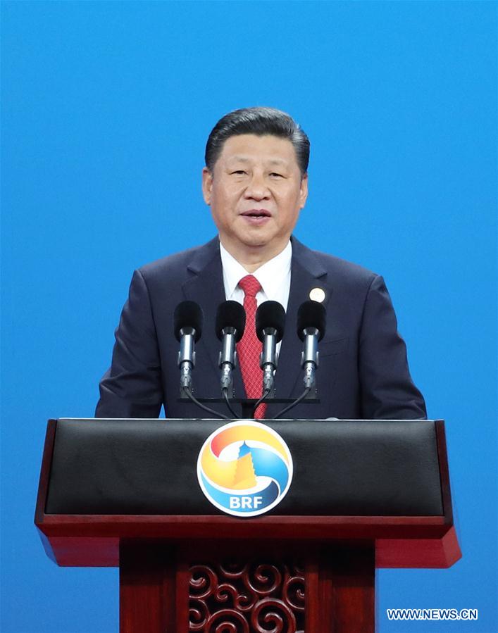 (BRF)CHINA-BEIJING-XI JINPING-BELT AND ROAD FORUM-KEYNOTE SPEECH(CN)