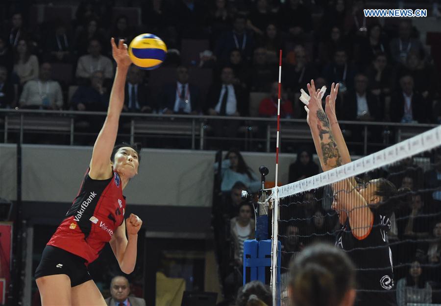 (SP)TURKEY-ANKARA-VOLLEYBALL-TURKISH CUP-FINAL-VAKIFBANK VS ECZACIBASI