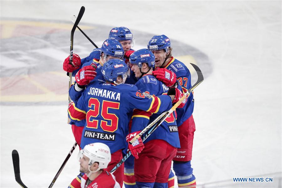 (SP)FINLAND-HELSINKI-ICE HOCKEY-KHL-KUNLUN RS VS HELSINKI JOKERIT