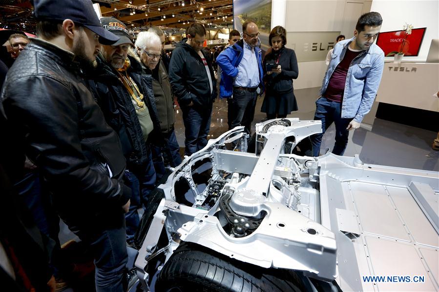 BELGIUM-BRUSSELS-AUTO-SHOW-ELECTRIC CAR