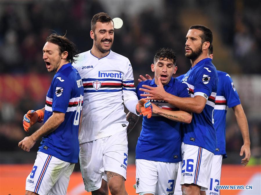 (SP)ITALY-ROME-SOCCER-SERIE A-ROMA VS SAMPDORIA  