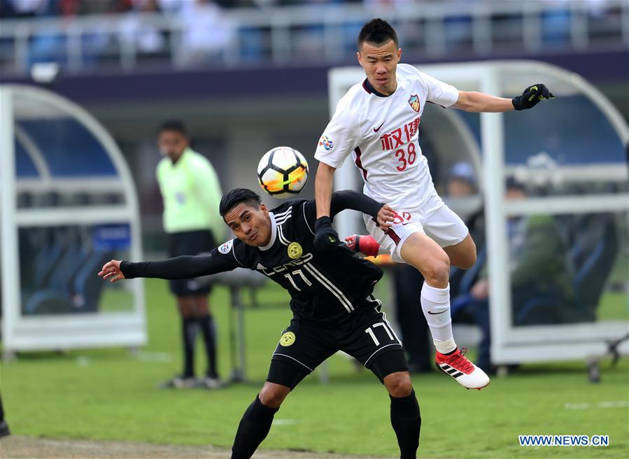 (SP)CHINA-TIANJIN-SOCCER-AFC CHAMPIONS LEAGUE-QUALIFICATION-TIA VS CER(CN)