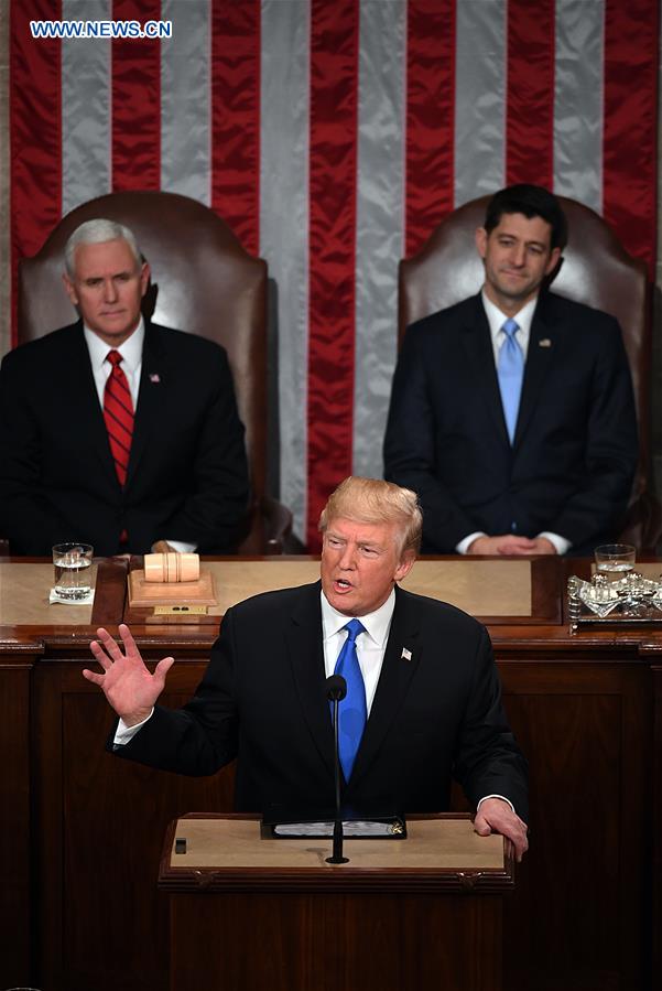 U.S.-WASHINGTON D.C.-TRUMP-STATE OF THE UNION 