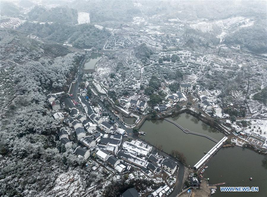 CHINA-ZHEJIANG-JIANDE-VILLAGES-AERIAL VIEW(CN)