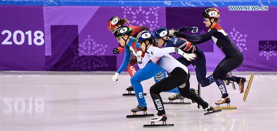 (SP)OLY-SOUTH KOREA-PYEONGCHANG-SHORT TRACK-LADIES'S 500M