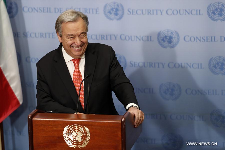 UN-SECRETARY-GENERAL-GUTERRES-PRESS ENCOUNTER