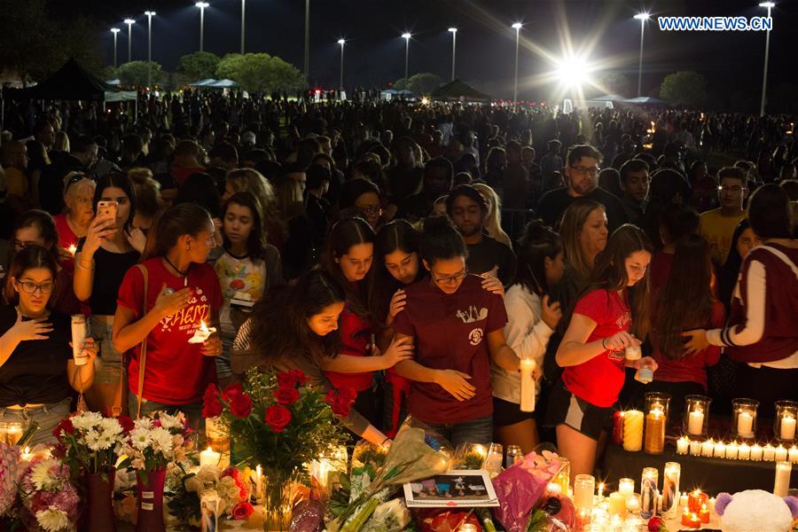 U.S.-PARKLAND-HIGH SCHOOL-MASS SHOOTING-VIGIL