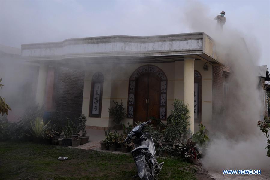 INDONESIA-NORTH SUMATERA-MOUNT SINABUNG ERUPTION-AFTERMATH