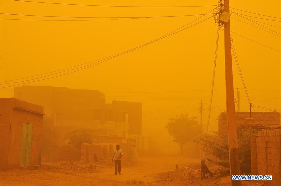 SUDAN-KHARTOUM-DUST STORM