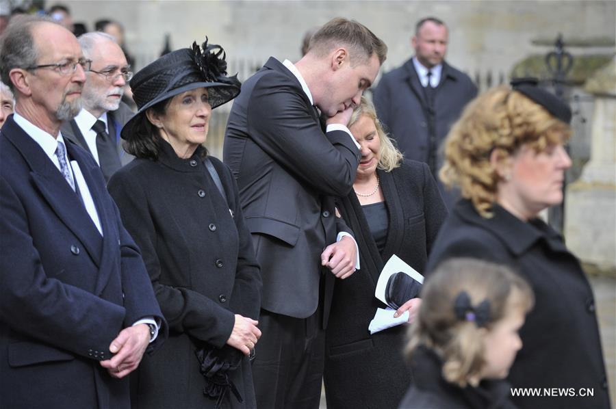 BRITAIN-CAMBRIDGE-STEPHEN HAWKING-FUNERAL