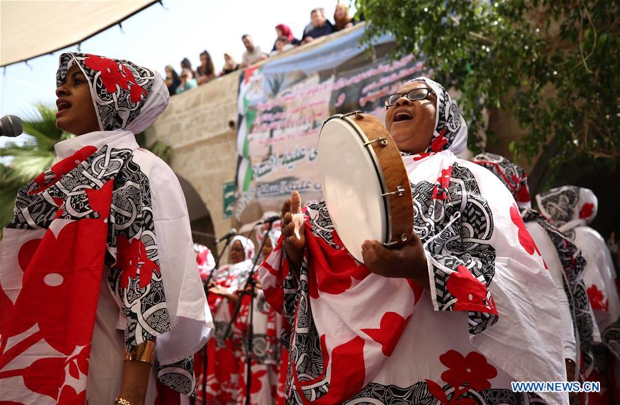 MIDEAST-JERICHO-NABI MUSA-FESTIVAL