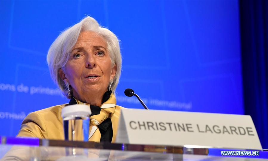 U.S.-WASHINGTON D.C.-IMF-WORLD BANK-PRESS CONFERENCE-LAGARDE