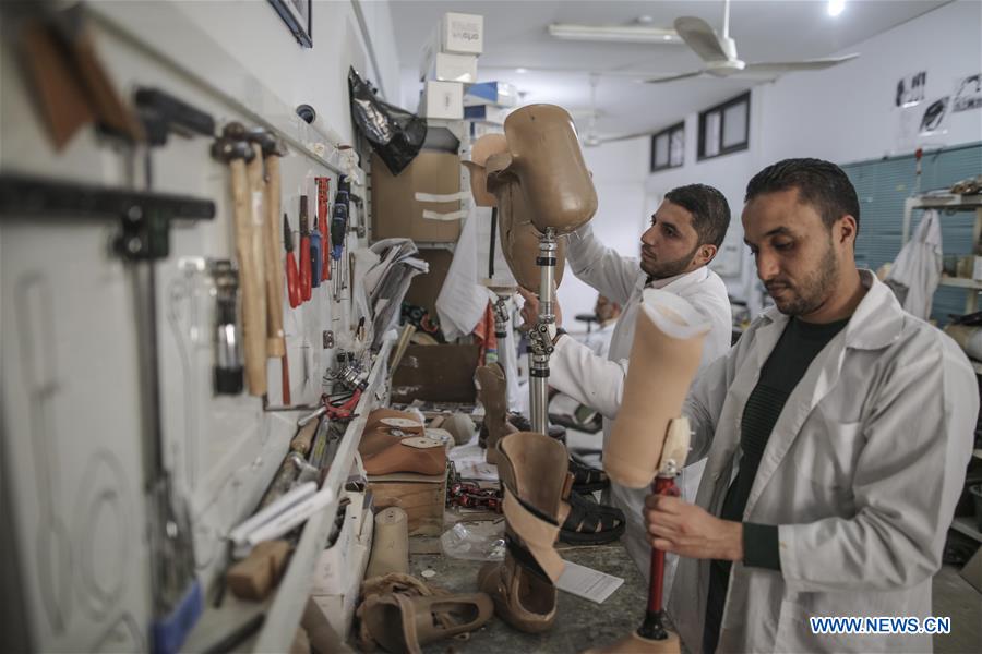 MIDEAST-GAZA-ARTIFICIAL LIMBS