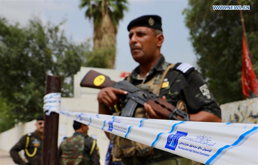 IRAQ-BAGHDAD-POLLING STATION-SECURITY