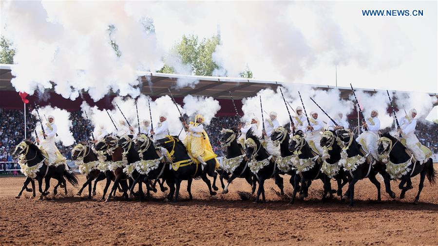 MOROCCO-RABAT-HORSE SHOW-FANTASIA