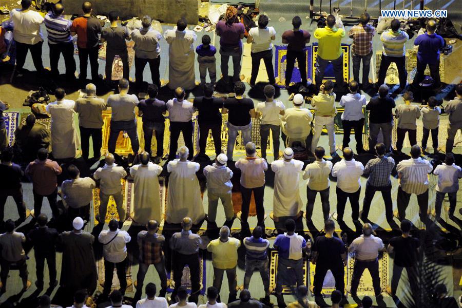 EGYPT-CAIRO-RAMADAN-LAYLAT AL-QADR-NIGHT PRAYER