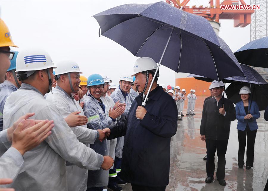 CHINA-SHANDONG-YANTAI-XI JINPING-INSPECTION (CN)