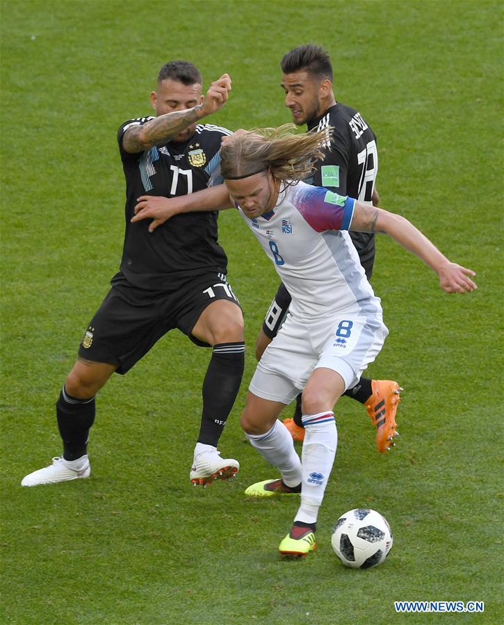 (SP)RUSSIA-MOSCOW-2018 WORLD CUP-GROUP D-ARGENTINA VS ICELAND