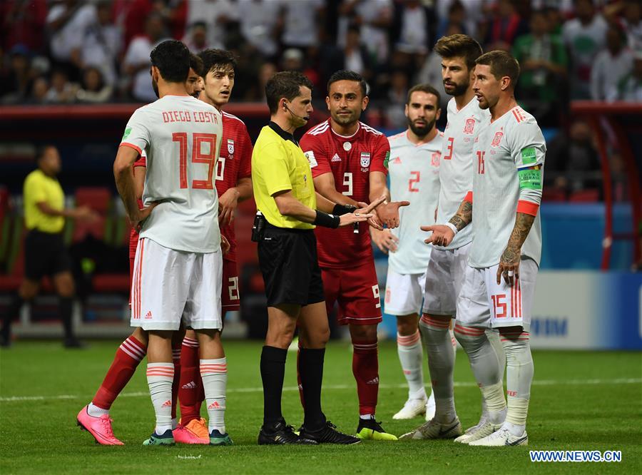 (SP)RUSSIA-KAZAN-2018 WORLD CUP-GROUP B-SPAIN VS IRAN