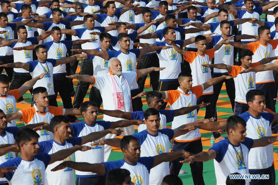 INDIA-DEHRADUN-INTERNATIONAL YOGA DAY 