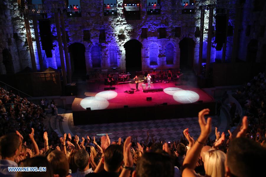 GREECE-ATHENS-EPIDAURUS FESTIVAL-STING SOLO CONCERT