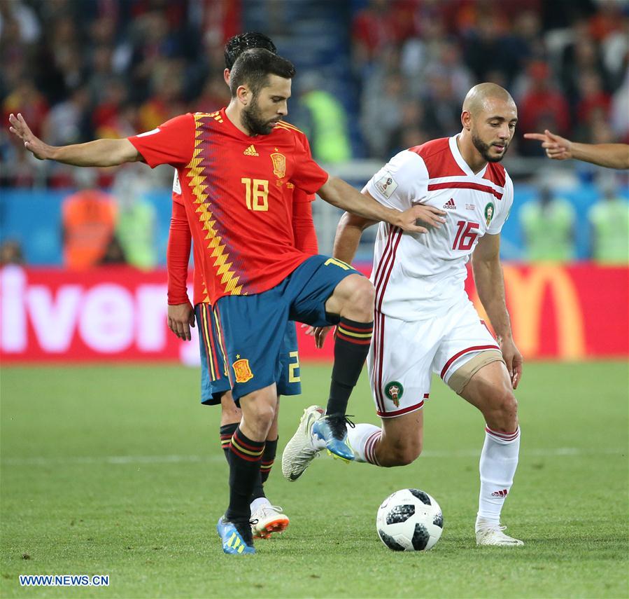 (SP)RUSSIA-KALININGRAD-2018 WORLD CUP-GROUP B-SPAIN VS MOROCCO