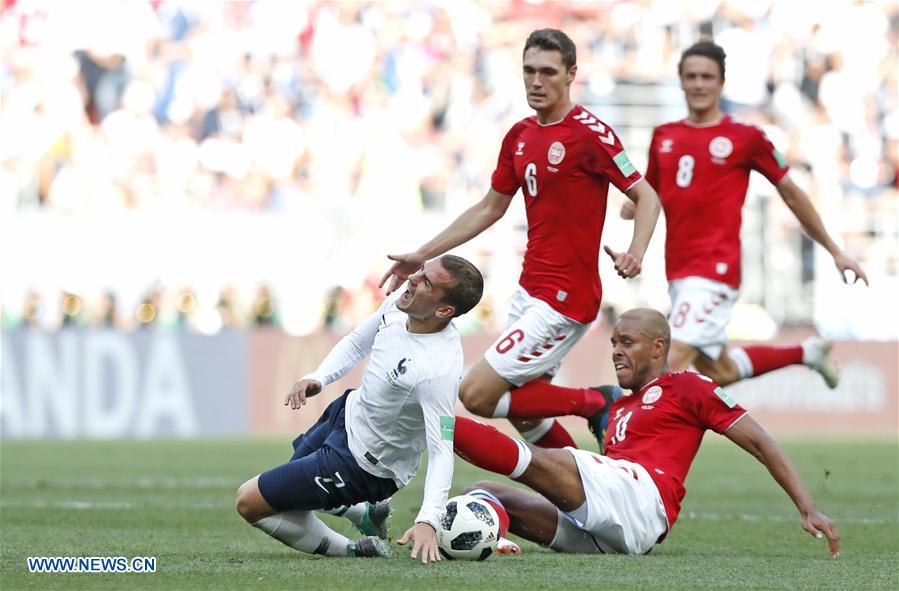 (SP)RUSSIA-MOSCOW-2018 WORLD CUP-GROUP C-DENMARK VS FRANCE