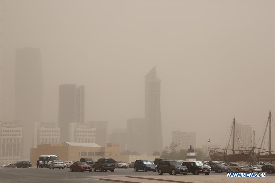 KUWAIT-KUWAIT CITY-SANDSTORM