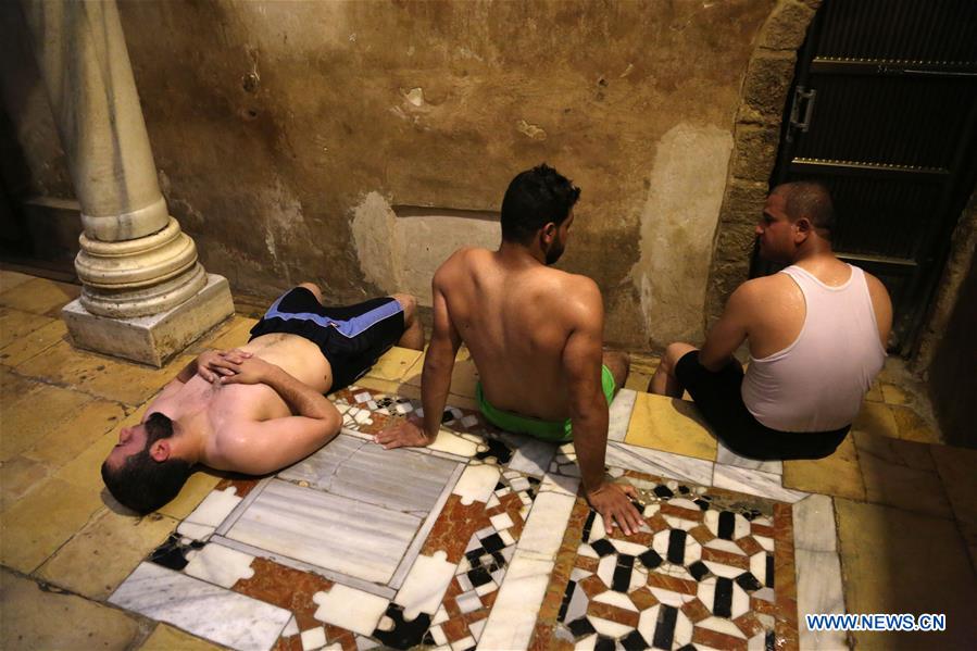 MIDEAST-GAZA CITY-TURKISH STEAM BATH