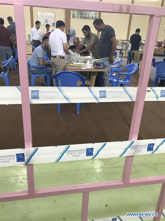 IRAQ-KIRKUK-ELECTION-BALLOTS-RECOUNT