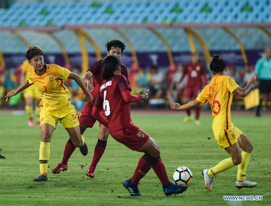 (SP)CHINA-DUYUN-FOOTBALL-INTERNATIONAL WOMEN'S YOUTH