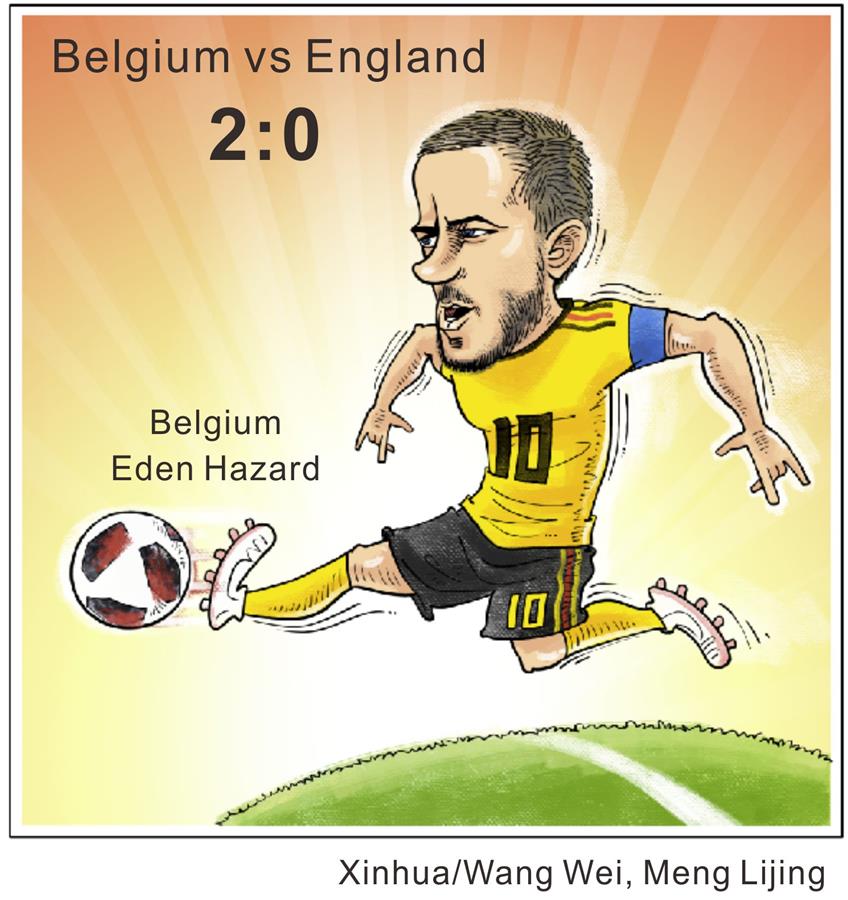 [COMICS]RUSSIA-2018 WORLD CUP-BELGIUM VS ENGLAND