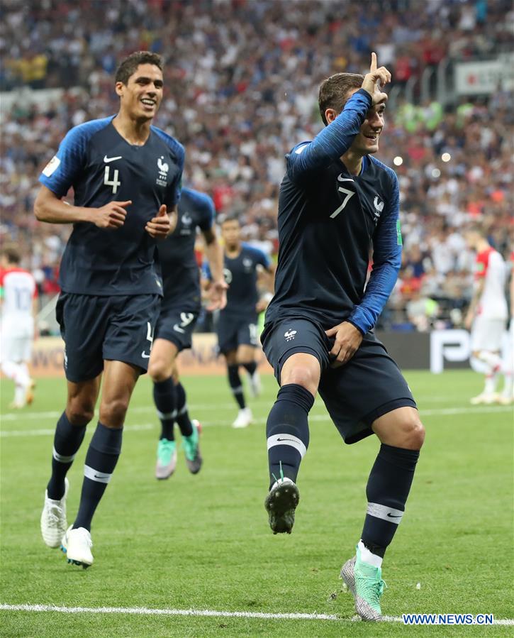 (SP)RUSSIA-MOSCOW-2018 WORLD CUP-FINAL-FRANCE VS CROATIA