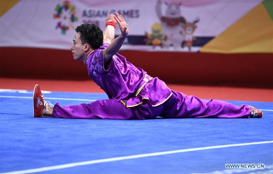 (SP)INDONESIA-JAKARTA-ASIAN GAMES-WUSHU-MEN’S CHANGQUAN