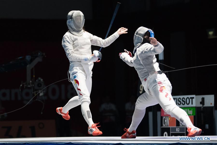 (SP)INDONESIA-JAKARTA-ASIAN GAMES-FENING-WOMEN'S SABRE INDIVIDUAL