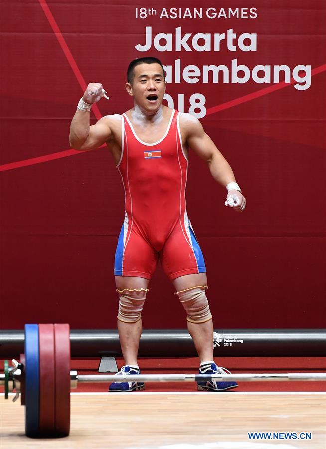 (SP)INDONESIA-JAKARTA-ASIAN GAMES-WEIGHTLIFTING