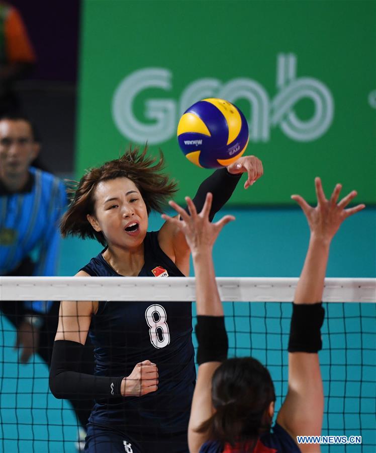 (SP)INDONESIA-JAKARTA-ASIAN GAMES-VOLLEYBALL