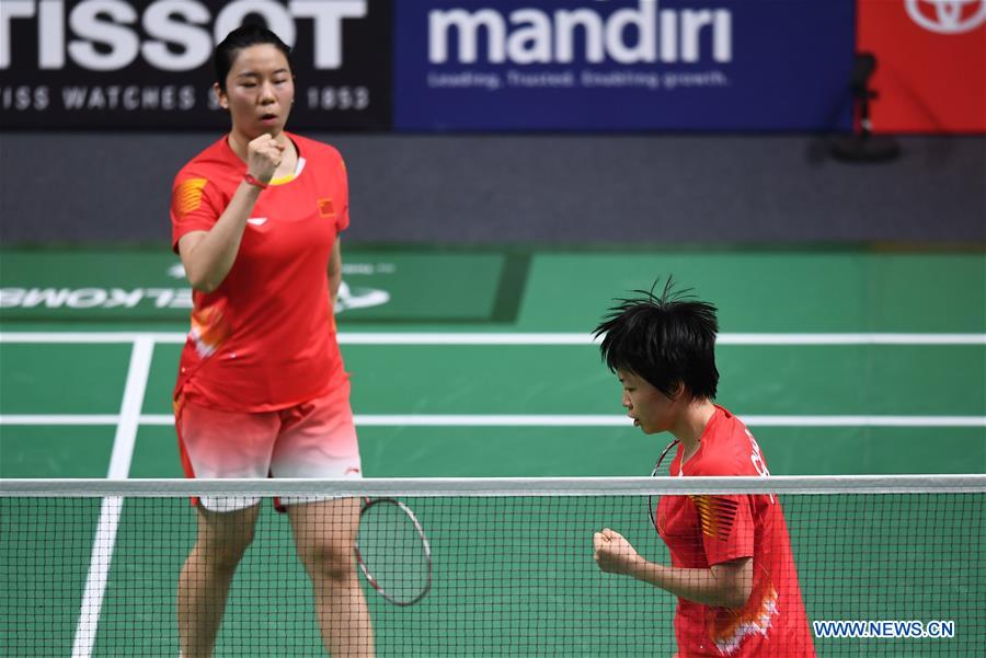 (SP)INDONESIA-JAKARTA-ASIAN GAMES-BADMINTON-WOMEN'S TEAM FINAL