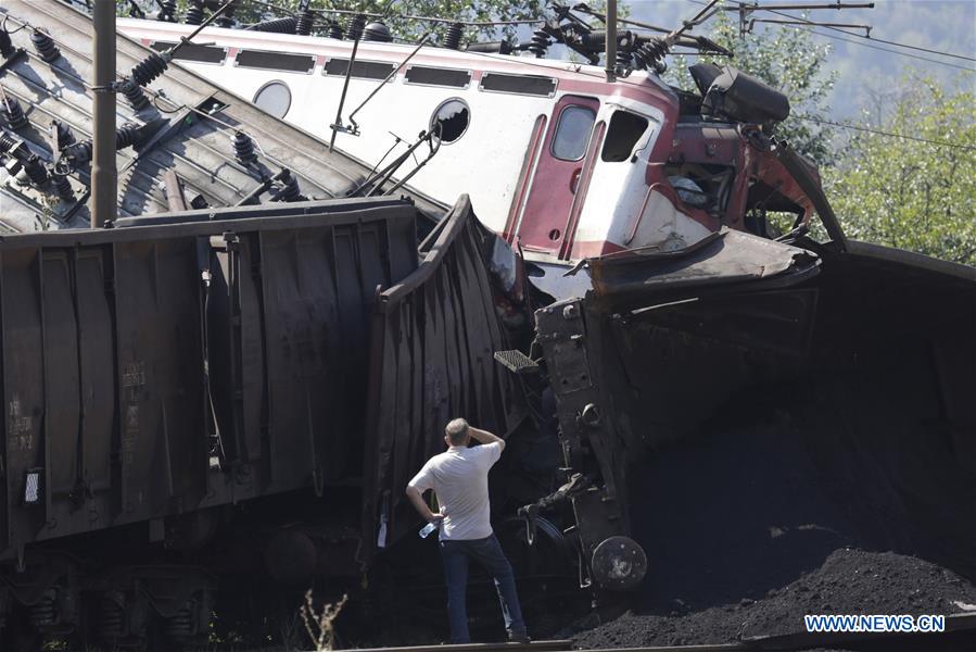 BOSINIA AND HERZEGOVINA-DONJA JABLANICA-TRAIN-COLLISION