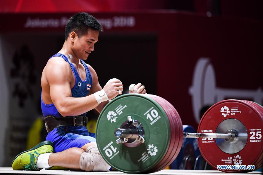 (SP)INDONESIA-JAKARTA-ASIAN GAMES-WEIGHTLIFTING