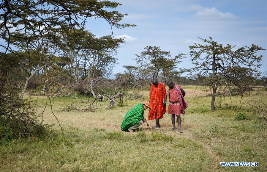 KENYA-MAASAI MARA-CHINESE WILDLIFE CONSERVATIONIST