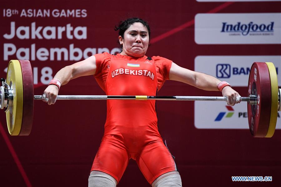 (SP)INDONESIA-JAKARTA-ASIAN GAMES 2018-WEIGHTLIFTING