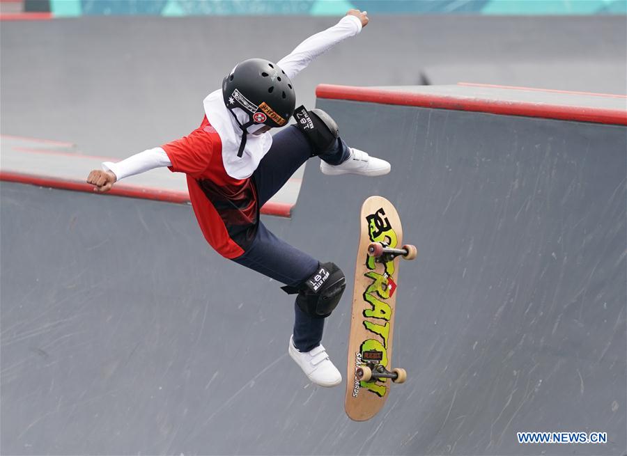 (SP)INDONESIA-PALEMBANG-ASIAN GAMES-SKATEBOARD-WOMEN'S PARK