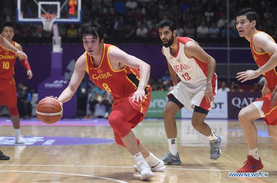 (SP)INDONESIA-JAKARTA-ASIAN GAMES-MEN'S BASKETBALL FINAL-CHINA VS IRAN