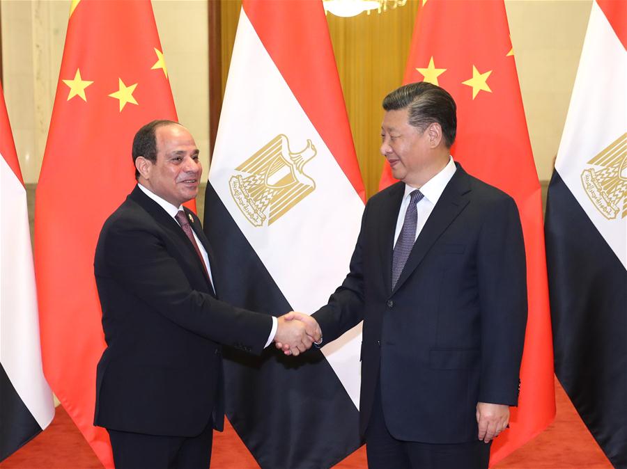 CHINA-BEIJING-XI JINPING-EGYPTIAN PRESIDENT-TALKS (CN)