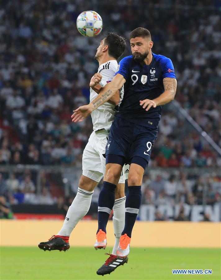 (SP)GERMANY-MUNICH-SOCCER-UEFA NATIONS LEAGUE-GERMANY VS FRANCE