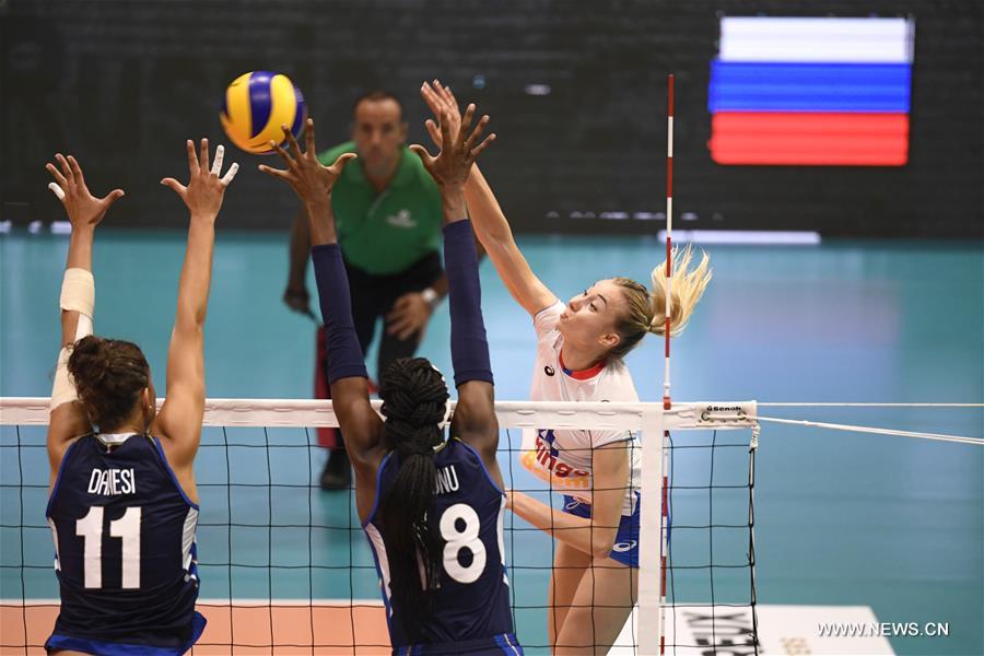 (SP)SWITZERLAND-MONTREUX-VOLLEYBALL-ITALY VS RUSSIA