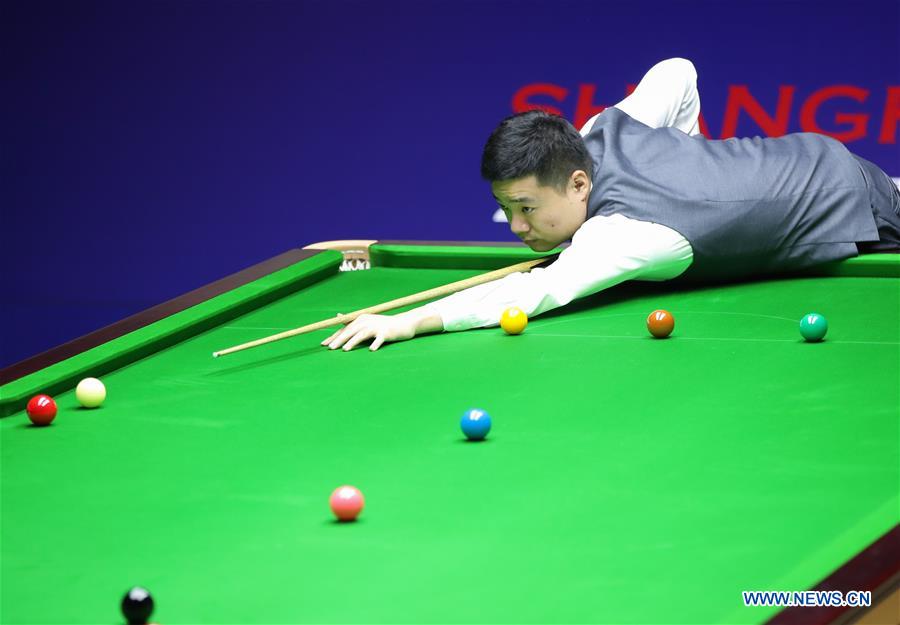 (SP)CHINA-SHANGHAI-SNOOKER-SHANGHAI MASTERS 2018 (CN)