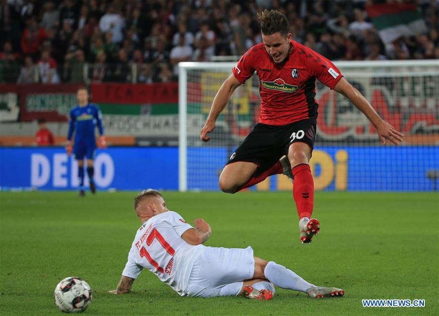 (SP)GERMANY-AUGSBURG-SOCCER-BUNDESLIGA-AUGSBURG VS FREIBURG